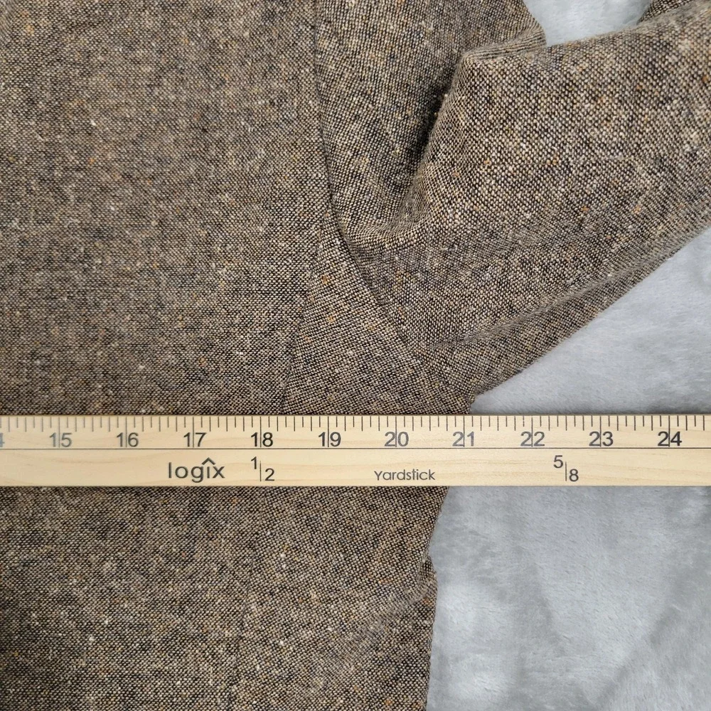 Paisley & Gray Blazer Brown Two Button Slim‎ Fit 42R Floral Bird Print Lining